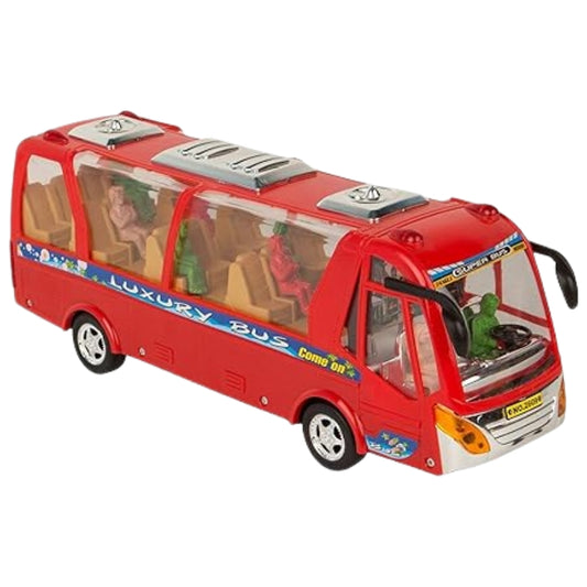 AtoZ Top Public Luxury Bus Toy for Kids – Flashing Lights & Realistic Sounds
