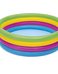 Bestway - Inflatable 4 Ring Swimming Pool For Kids (62x18) (51117)
