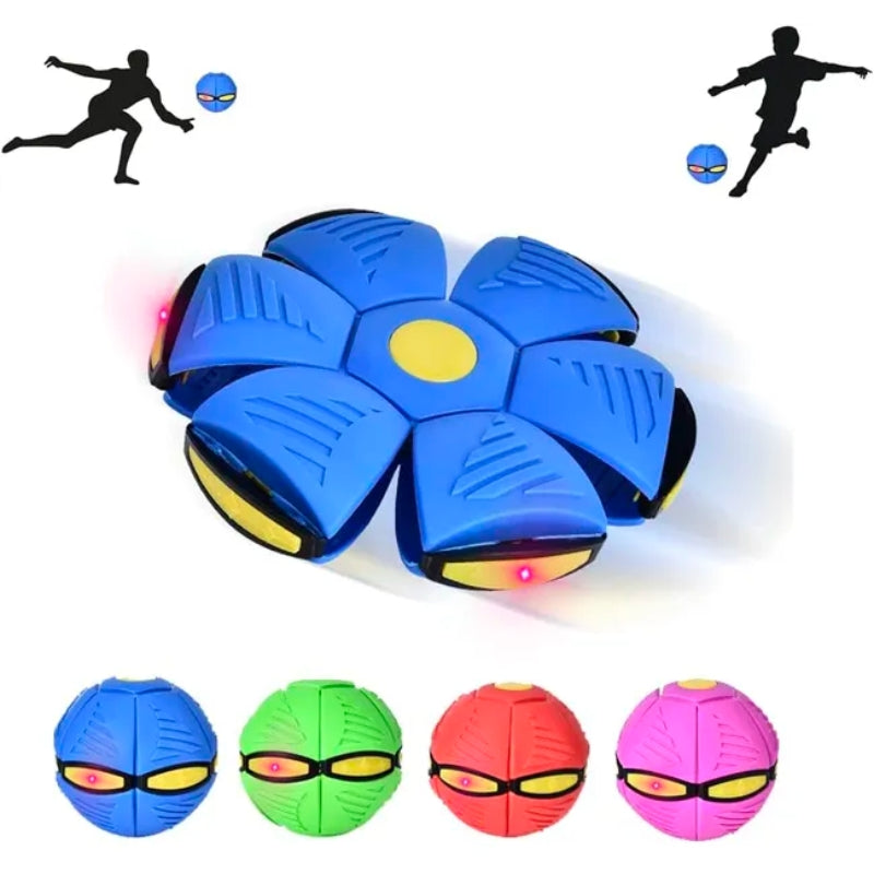 Glowing UFO Magic Ball: Kids' Outdoor Flying Toy