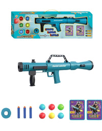 Rocket Launcher Gun With Balls & Arrows Toy For Kids
