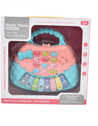 Handbag Musical piano Toy With Lights
