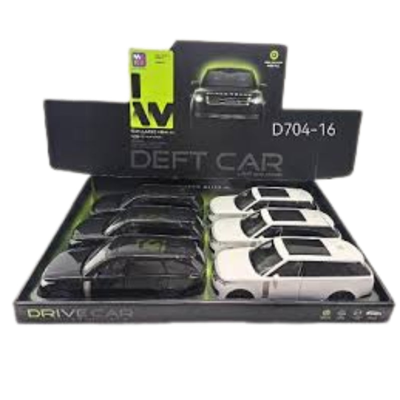 Premium Diecast Range Rover Luxury SUV Toy Car with Pull-Back Action(6PCS)