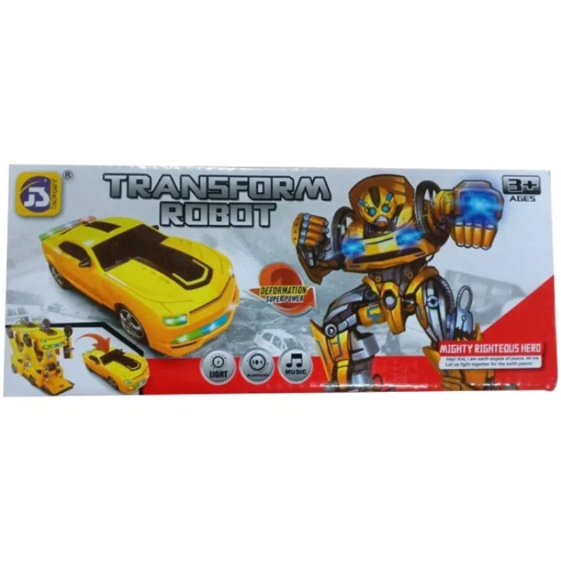 Auto Transformer Robot Car With Lights & Music (Deal)