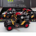Jurassic Park Edition Diecast Jeep Wrangler Off-Road Toy Car with Roof Rack(6PCS)