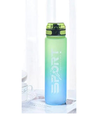 Sports Frosted Unbreakable Silicone Water Bottle With Straw
