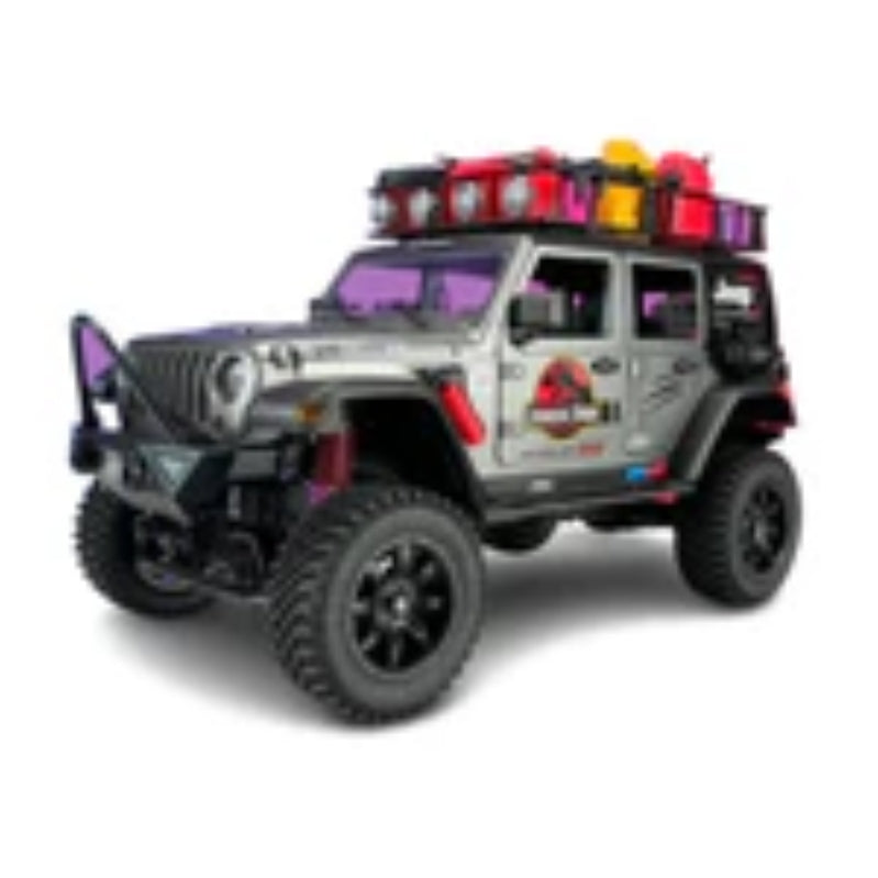 Jurassic Park Edition Diecast Jeep Wrangler Off-Road Toy Car with Roof Rack(6PCS)
