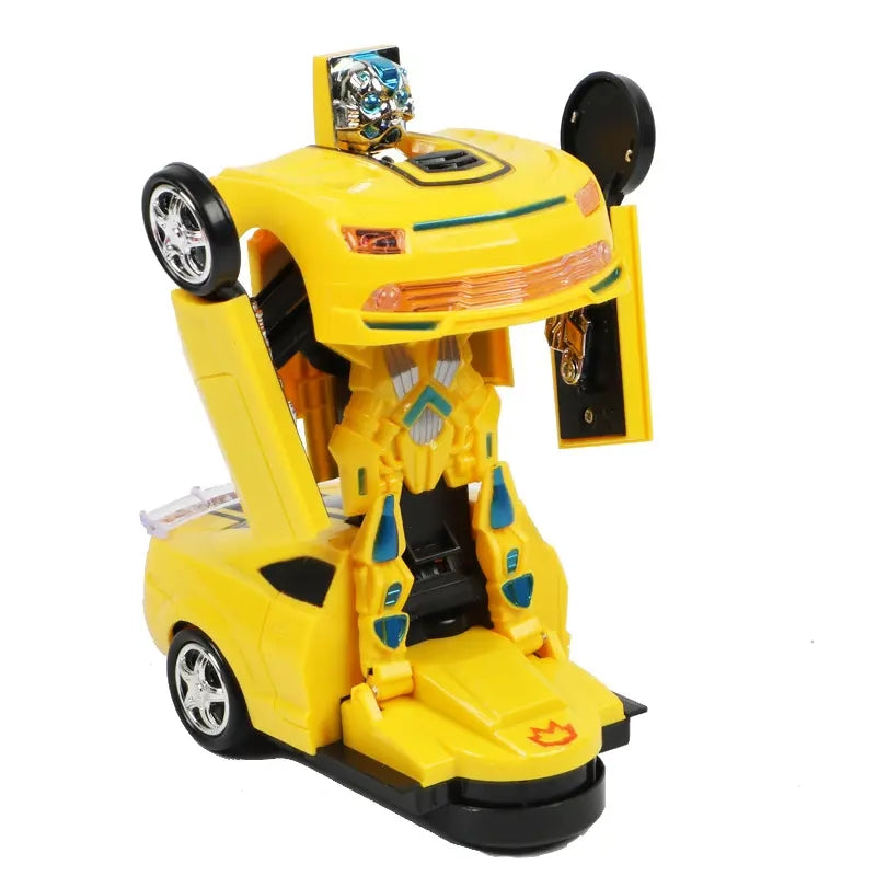 Auto Transformer Robot Car With Lights & Music