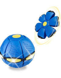 Glowing UFO Magic Ball: Kids' Outdoor Flying Toy
