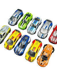 Diecast Scale Pack Of 10 Metal Cars
