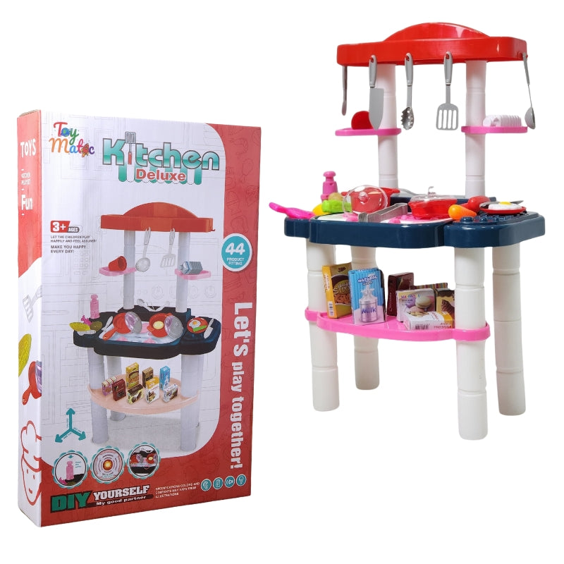Toy Matic DIY Kitchen Deluxe Playset For Kids