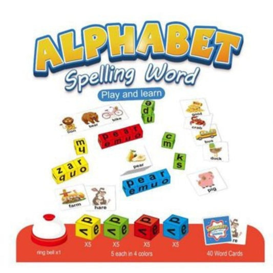 Play & Learn Alphabet Spelling Word Puzzle Toy For Kids