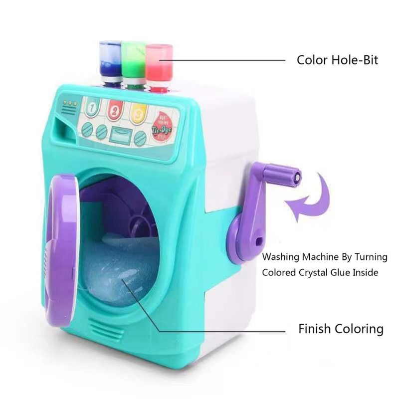 Messy Fun Unleashed- DIY Tie-Dye Slime Washing Machine Kit