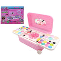 Makeup Palette and Nail Art Kit With Portable Briefcase For Girls