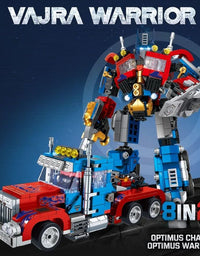 Lego Optimus Vajra Warrior 8 In 2 Building Blocks Set
