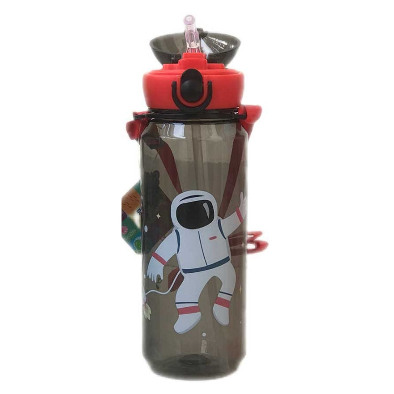 Cartoon Character Printed Plastic Sipper Thermos (251)