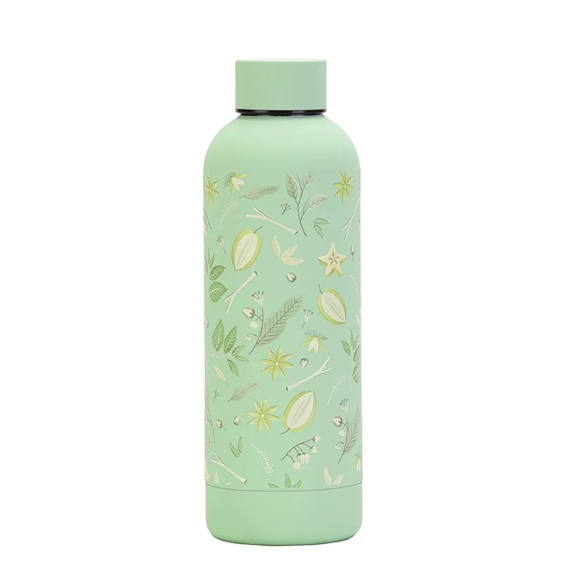 Solid Pastel Colored Printed Metal Water Bottle (HVB-035M)