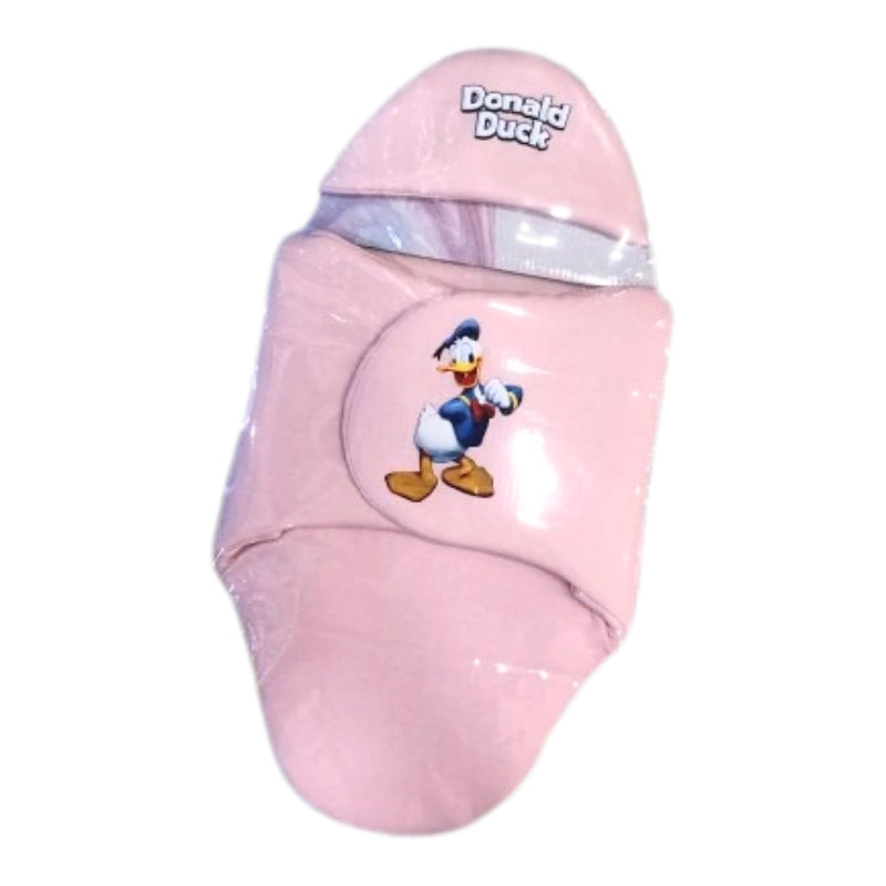 Baby Swaddle Donald Duck with Matching Cap – Multiple Colors for Newborns