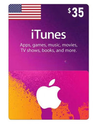 Apple iTunes Gift Card $35- Email Delivery
