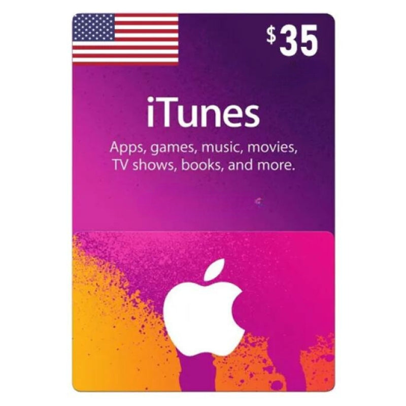 Apple iTunes Gift Card $35- Email Delivery