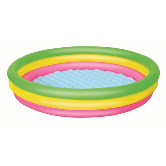 Bestway Genuine 3-Ring Inflatable Baby Swimming Pool 60" x 12" (51103) (51104)