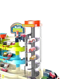 Super Auto Vehicles Building Challenge Parking Game Toy For Kids
