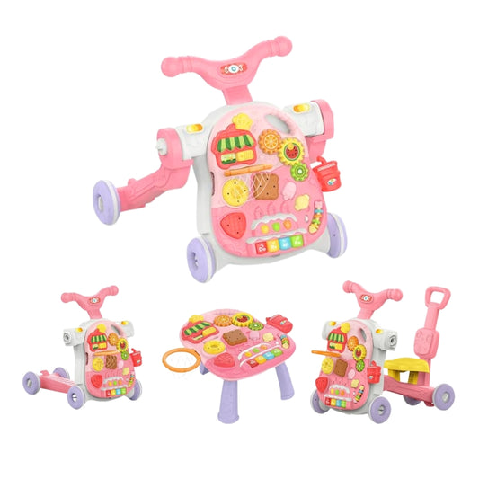 Multifunction 4 in 1 Game Panel Sit-To-Stand Walker For Baby