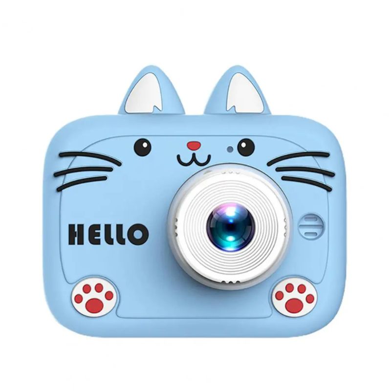 Kids Digital Camera With Silicon Cat Cover