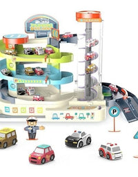 Super Auto Vehicles Building Challenge Parking Game Toy For Kids
