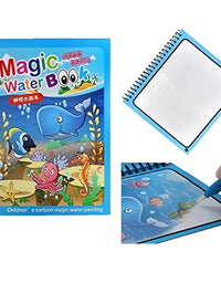 Magic Water Book Painting Drawing Coloring Board Book Doodle & Magic Water Pen
