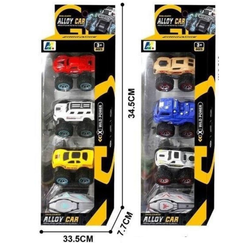 Set Of 3 Stylish Colored Alloy Cars For Endless Play