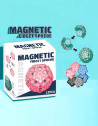 Pentagons Magnetic Fidget Sphere For Kids
