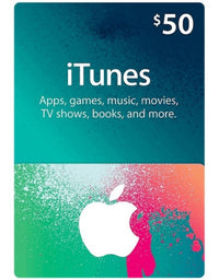 Apple iTunes Gift Card $50- Email Delivery
