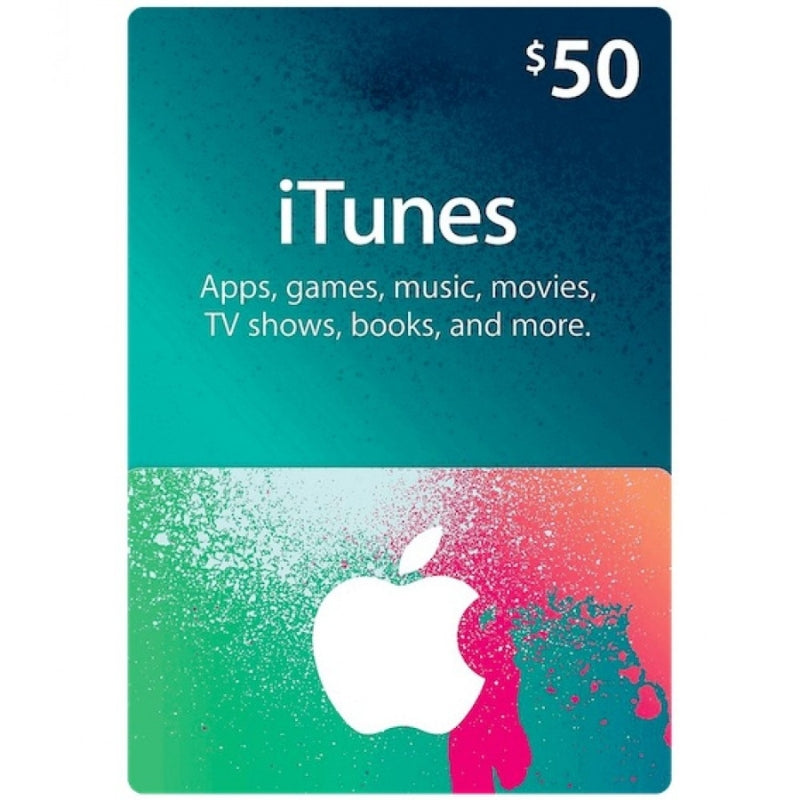 Apple iTunes Gift Card $50- Email Delivery