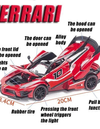 Ferrari FXX K Model Car Diecast Toy
