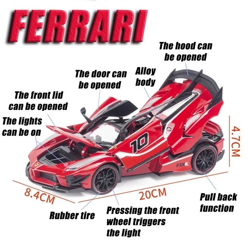 Ferrari FXX K Model Car Diecast Toy