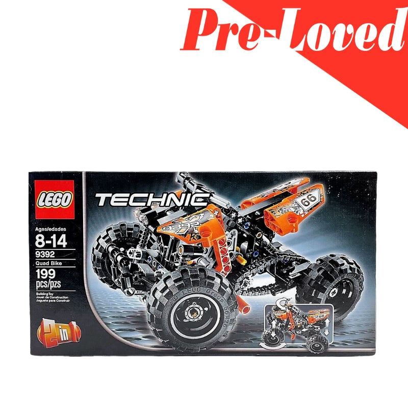 LEGO Technic 9392 Quad Bike Building and Construction Set 2 In 1