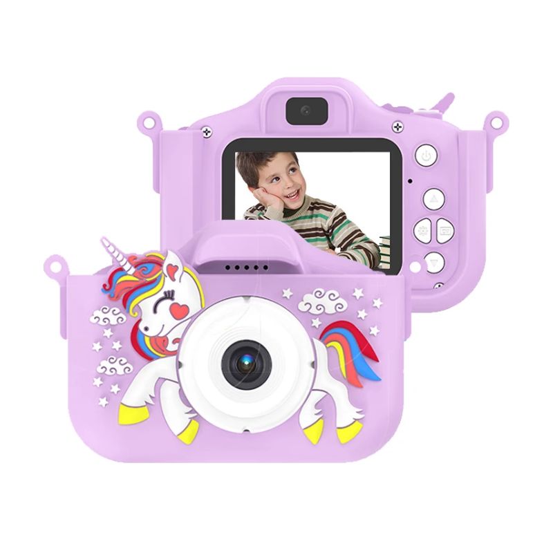 Unicorn Design Children's Digital SLR Camera With Battery