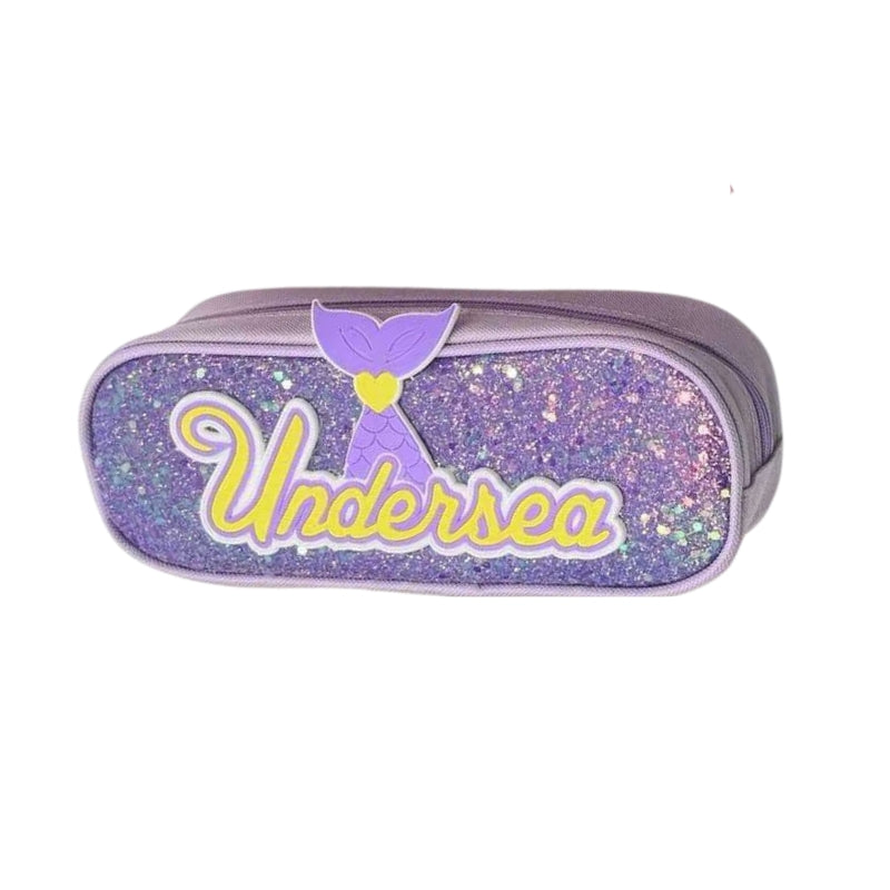 Undersea Glitter Pencil Box For Girls