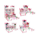 Princess Villa DIY Dollhouse Kit with Lights