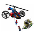 Superhero Helicopter Rescue Set with Spider-Man & Villain Figures Toy For Kids