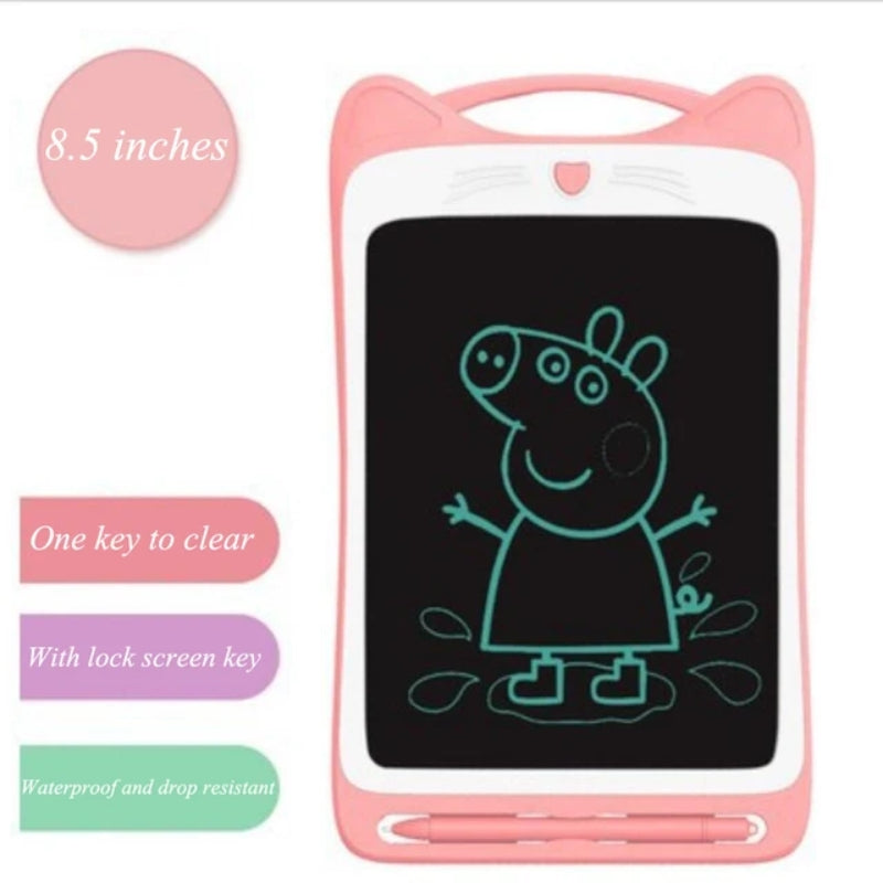 Coloured LCD Writing Tablet For Kids - 8.5 Inches