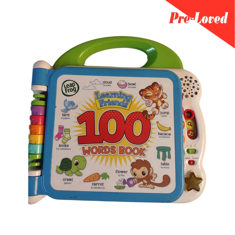 Leapfrog Learning Friends 100 Words Book Premium Pre-loved