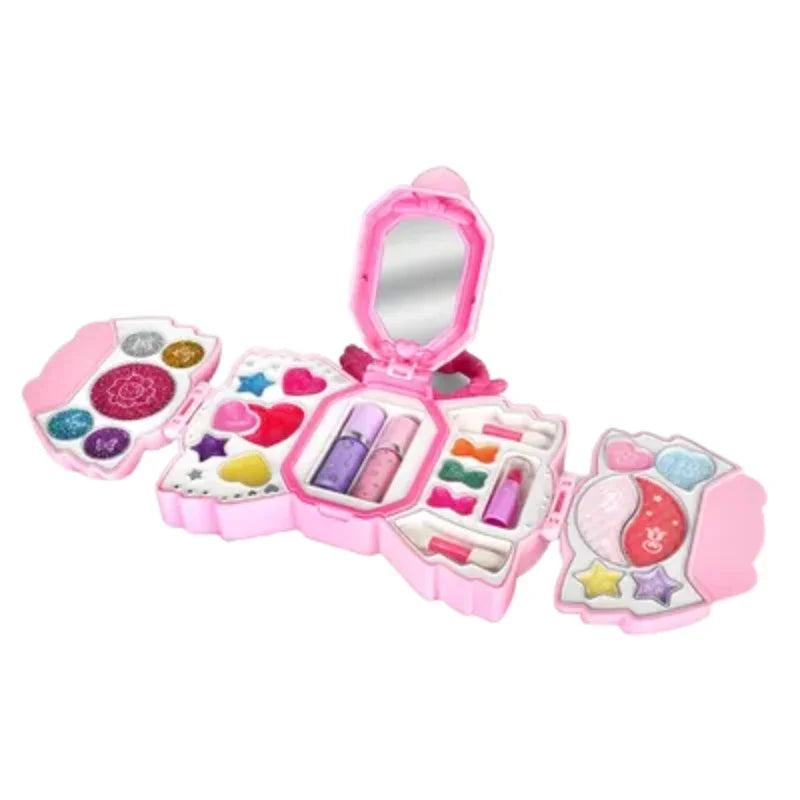 Real Washable Makeup Bag Kit – Safe & Fun Toy for Little Beauty Enthusiasts