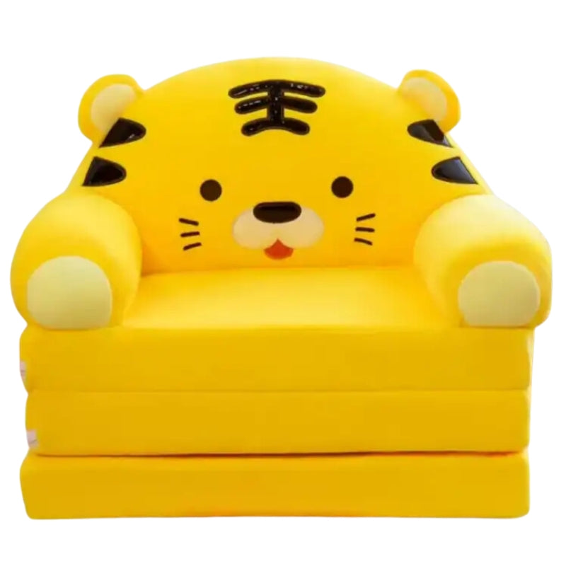 Tiger Foldable Sofa Seat For Kids - 3 Layers