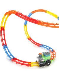 Melody Express- Innovative Light-Up Tumble Train Rail Playset
