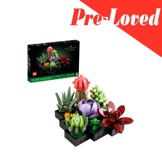 LEGO Botanicals Succulents - Artificial Indoor Plant Building Set for Home, Kitchen, Desk Decor Adults Ages 18+ - Gift for Birthdays 10309
