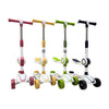 3-in-1 Kids Kick Scooter with Light, Sound, and Foldable Cushion Seat