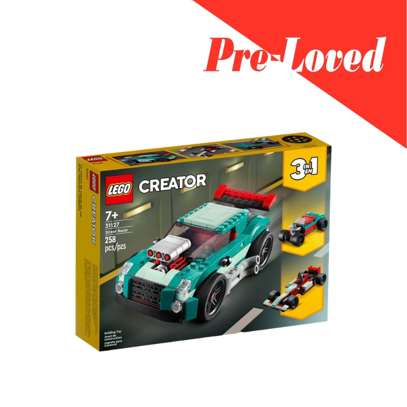 LEGO Creator 3-in-1 Street Racer (31127) Building Toy Set - Pre-Loved