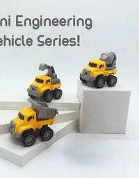 Pull Back Mini Construction Truck - 1 Pc
