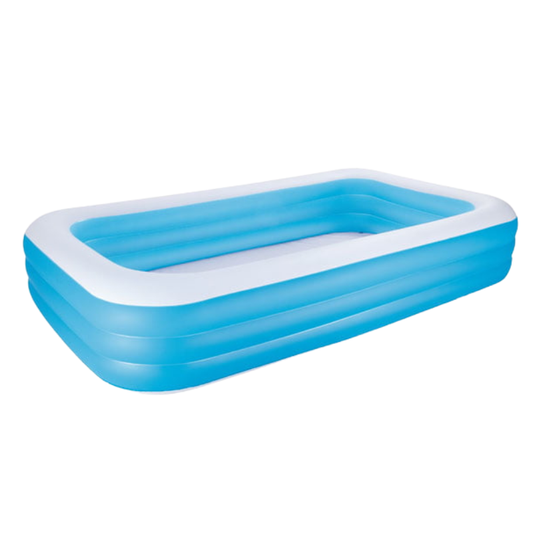 Bestway Rectangular Blue Family Pool Deluxe 10' x 6' x 22" (54009)